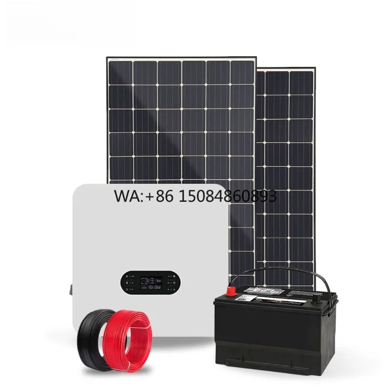 Solar Panel Complete Full Package 30KW 20KW 10KW Power Hybrid Solar Energy Storage System for Home on Off Grid Full Set