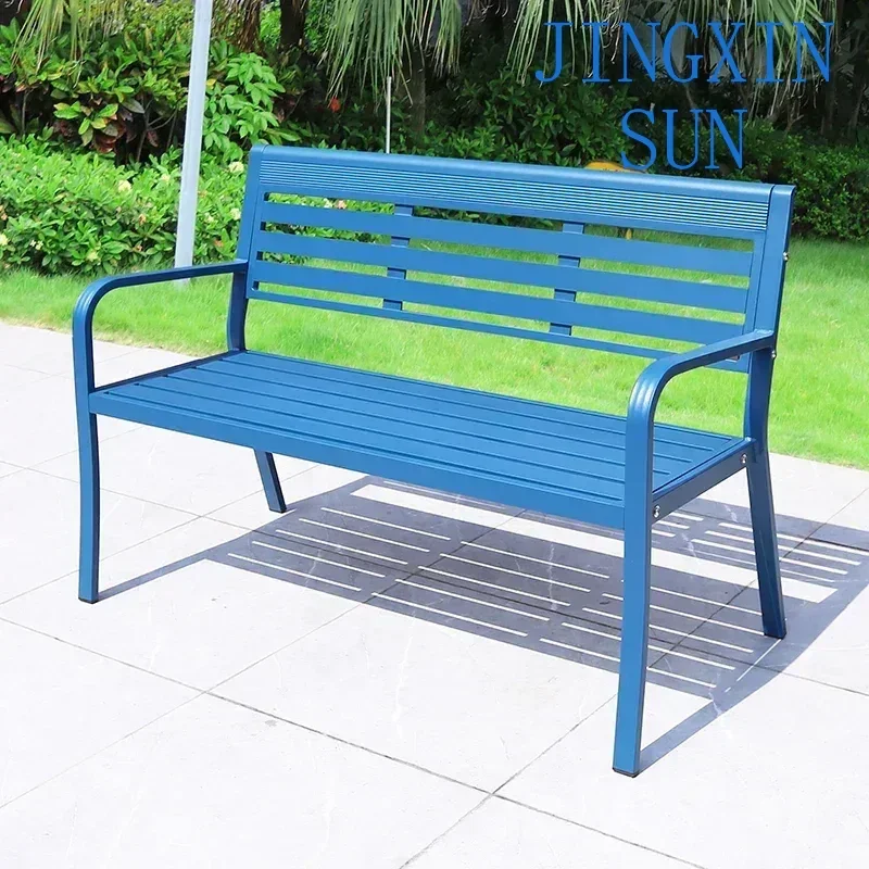 Outdoor Recreational Bench Campus Playground Plaza Mall Shopping Mall Corridor Rest All-aluminum Color Bench