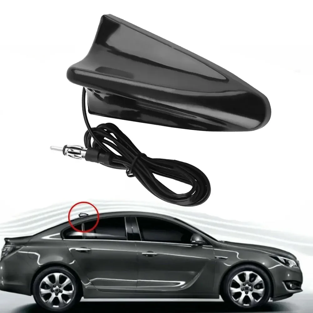 

1Pc Car Radio Shark Fin Car Shark Antenna Radio FM Signal Design for All Cars Aerials Antenna Universal Car Exterior Accessories