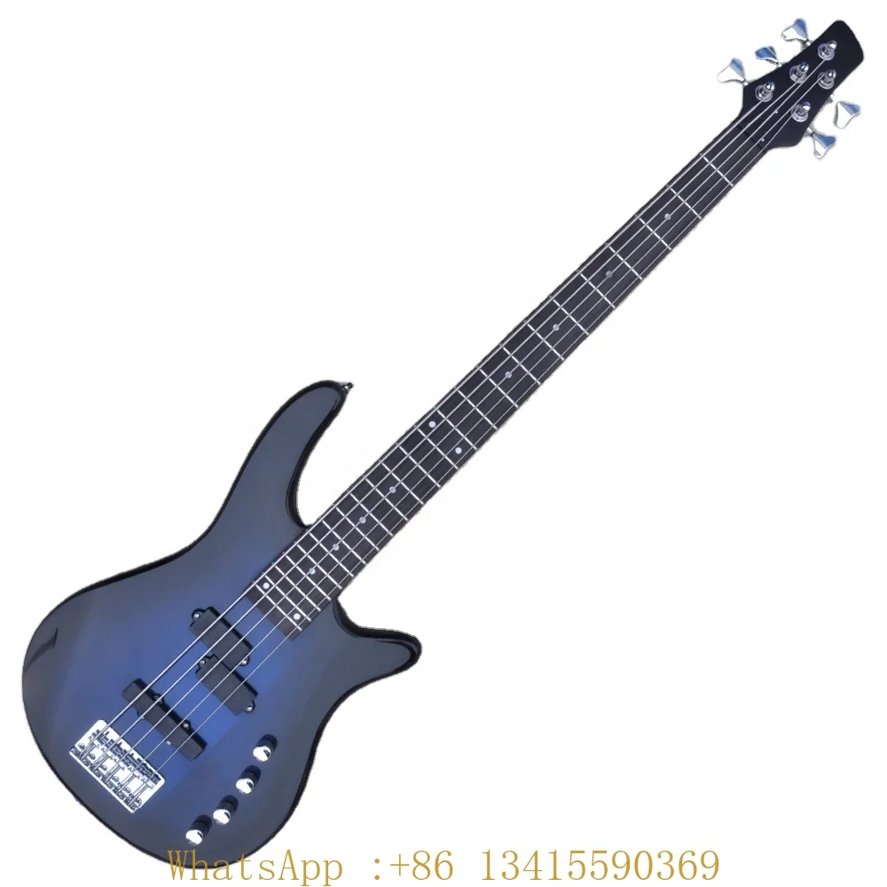 

Flyoung Cheap Price Electric Bass Guitar Maple/Rosewood Fretboard High Quality 5 Strings Bass Guitar Custom Brand and Color