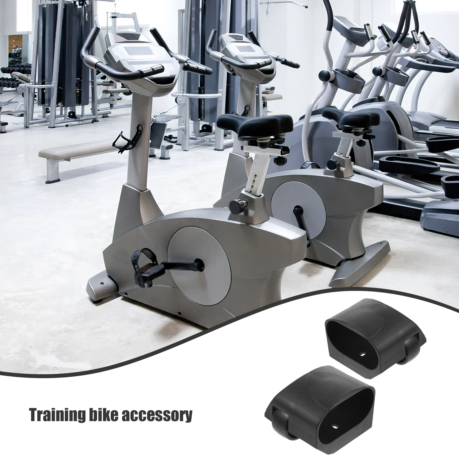 

Roller Caster Training Bike Plug 40x80mm Cover Accessories for Indoor Fitness Bike Modification Stationary