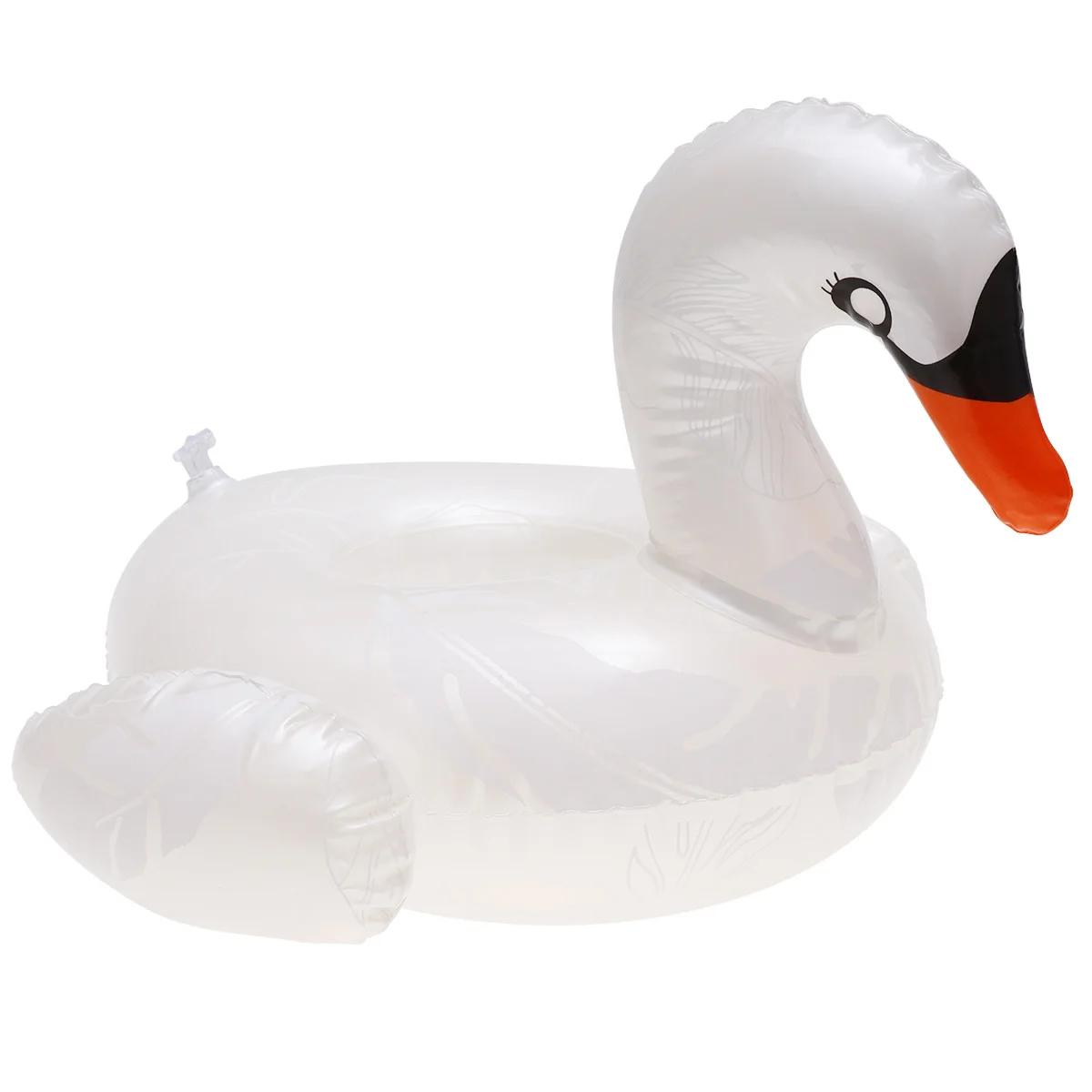 

White Swan Water Beer Holder Inflatable PVC Lightweight Swim Beer Mat Floating Drink Tray Pool Float Cool Accessory