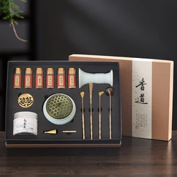Sandalwood-Scented Ceramic Brass Incense Burner - A Stylish, Durable, and Versatile Gifting Option for all Holidays, Elegantly B