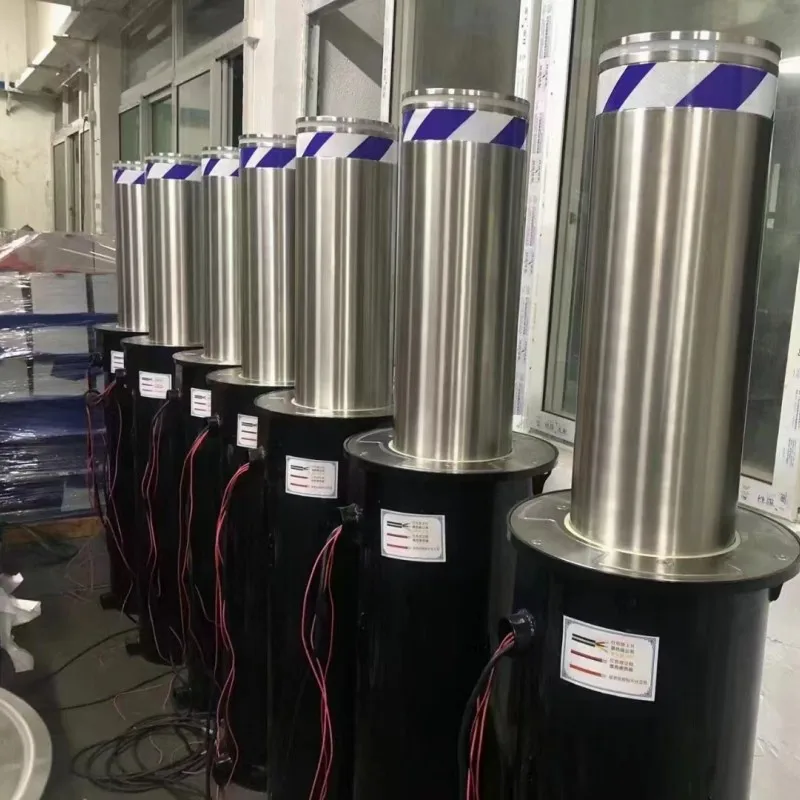 

Parking Lot 304 SS Hydraulic Rising Bollard Anti-Ram Barrier Entry Exit Access Control