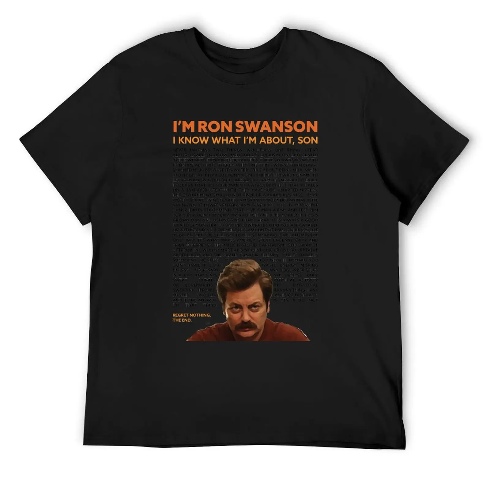 Ron Swanson Quotes Design T-Shirt shirts graphic tee graphic shirts graphic t shirt vintage man clothes anime shirts men