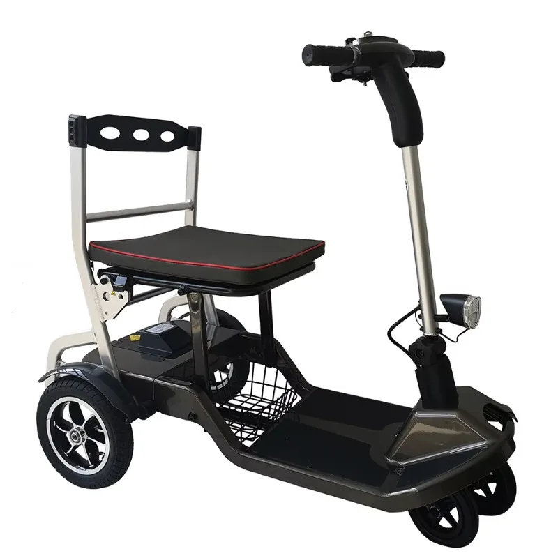 Luxury four-wheel all-terrain off-road folding electric scooter