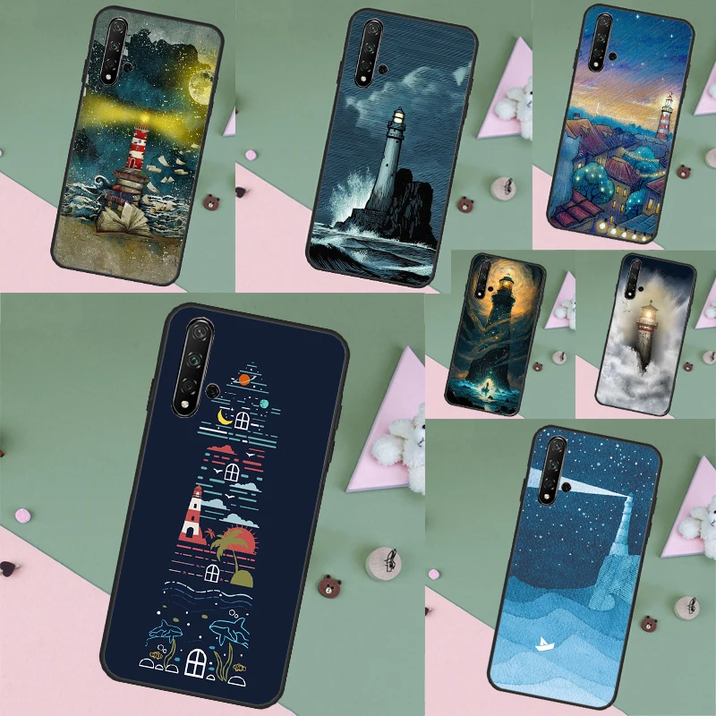 Lighthouse Case For Huawei Nova 8i 3i 11i 7i 9 10 SE 5T Y60 Y61 Y70 Y90 P60 Pro P40 P30 Lite P Smart Z