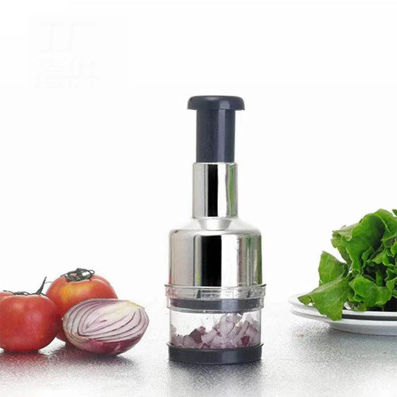 Multifunction Hand Press Food Cutter Onion Nuts Garlic Grinder Mincer Manual Efficient Fruit Vegetable Chopper Kitchen Tool