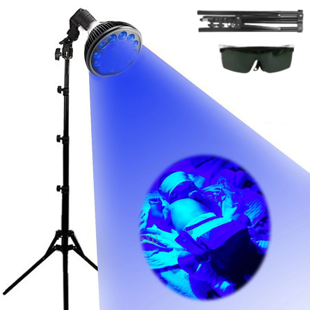 

Led UV Solarium Lamp for Tanning Body Adjustable Stand Tanning Lamp 18 Pcs 460nm Purple Light Skincare Tanning Self-Tanning 54W