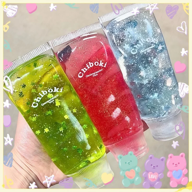 Toothpaste Shapeable Squishy Stress Ball Non Bounce Vaseline Texture ASMR Squeeze Fidget Toy Relax Relief Gift for Adults