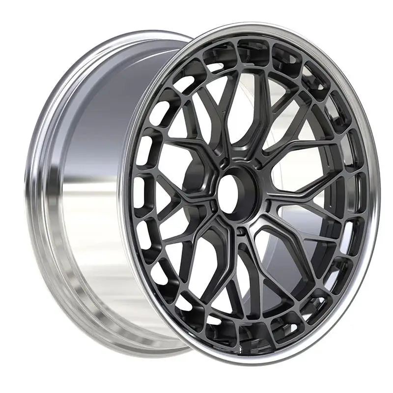 

high-end 17-24 inch 5X112 5X114.3 5X120 wheels 2 pieces forged deep disc concave alloy wheels