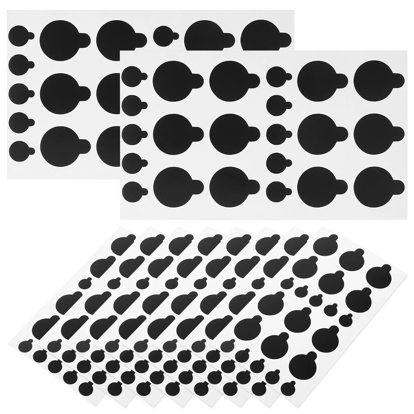 

10 Sheets Blackout Privacy Stickers Camera Cover Plant Tags Labels Dimming Stickers for Cameras Routers and Electronics