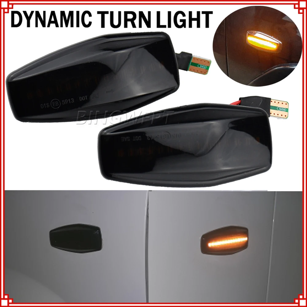 2PCS For Hyundai Tucson Terracan Coupe Trajet Matrix Elantra XD I10 Getz Sonata XG NEW LED Side Marker Lamp Turn Signal Light