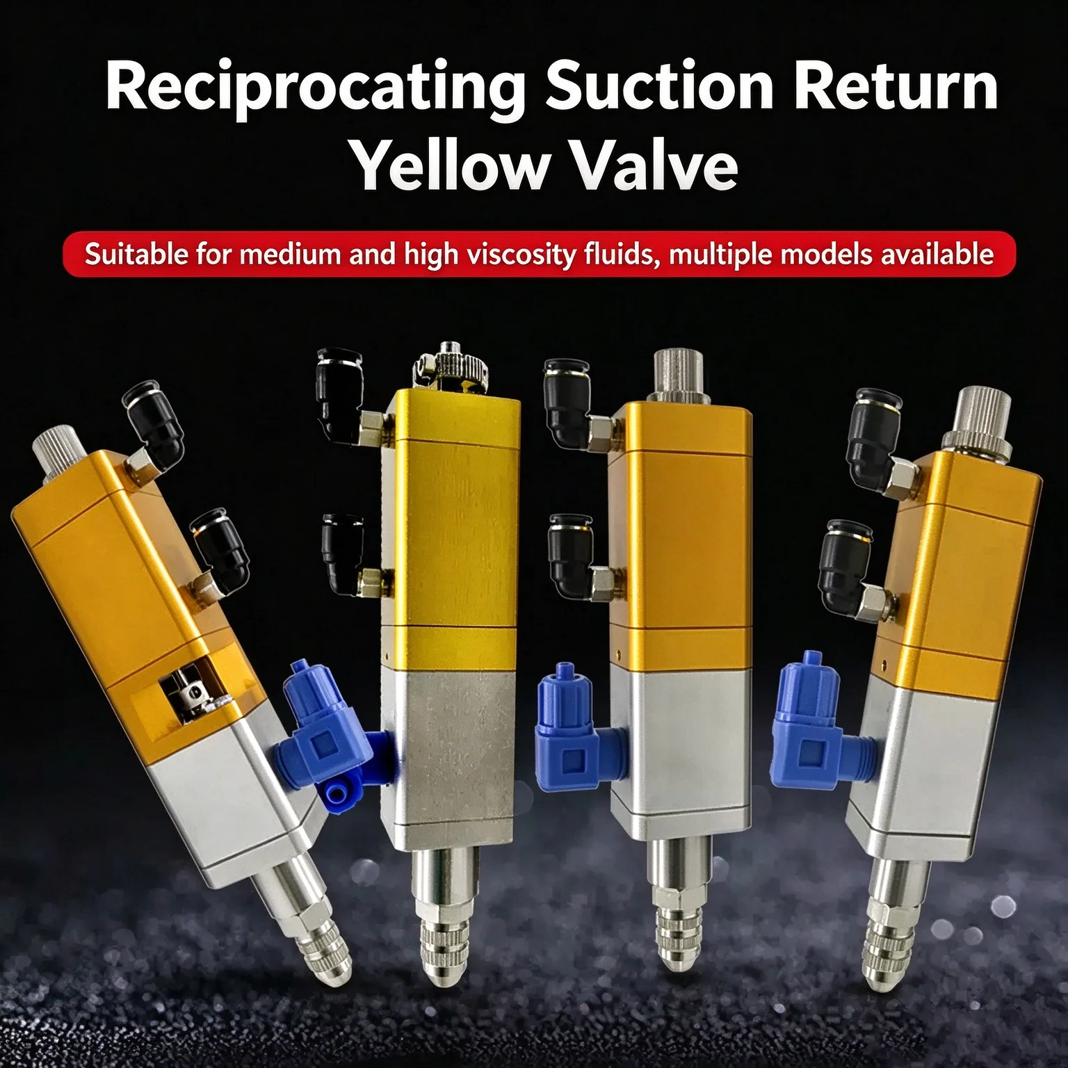 SY-31 Pneumatic Glue Dispensing Machine Precision Backsuction High Viscosity Silicone Valve Anti Drip UV Glue Valve for Precisio