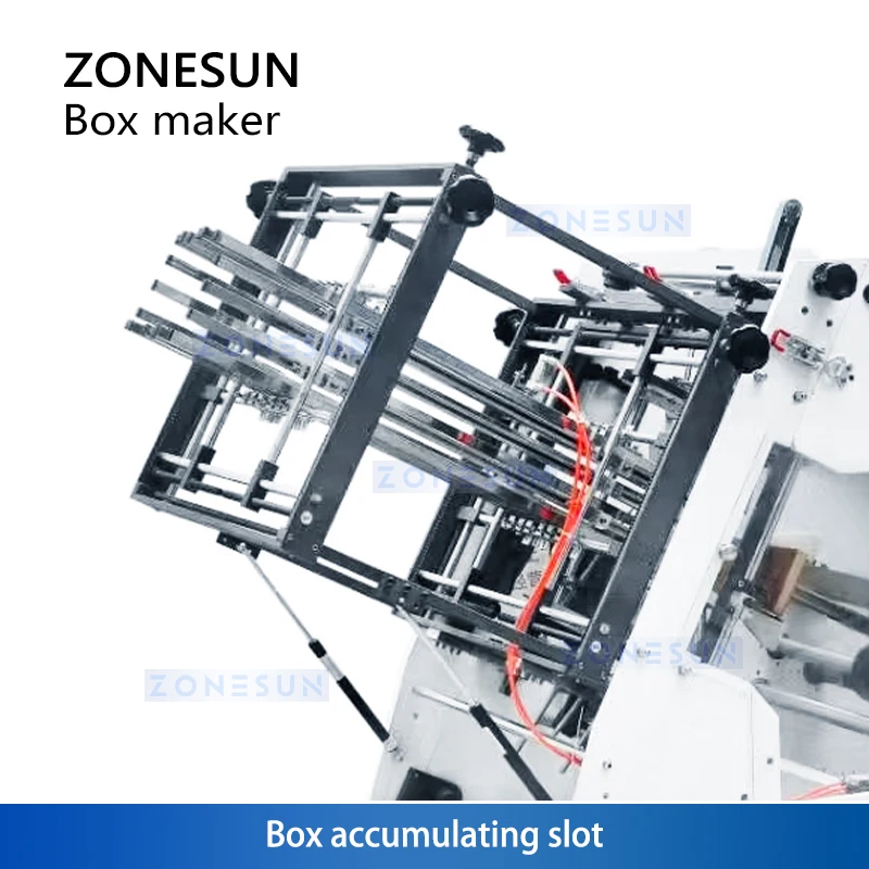 Zonesun ZS-HBM800 Carton Erecting Forming Machine Burger Box Making Machine Clamshell Carton Making Machine