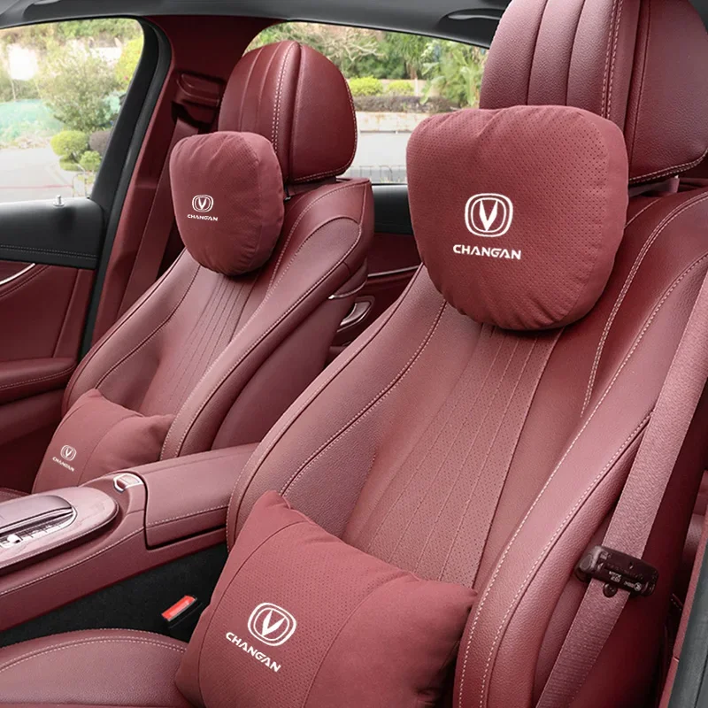 Car Headrest Lumbar Support Pillow Spine Neck Pillow Seat For CHANGAN CS85 CS15 CS35 PLUS CS55 CX70 PHEV CS95 UNI T  Accessories
