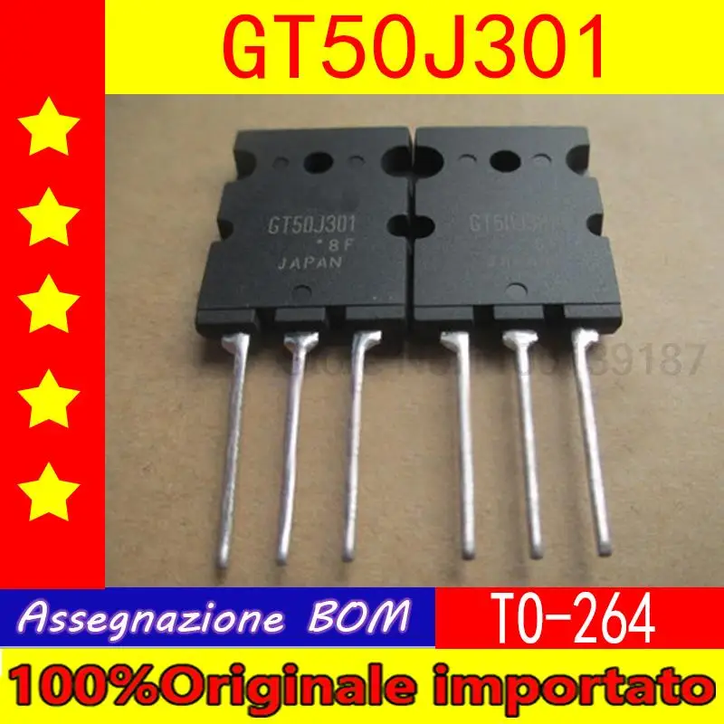 

10pcs/lot GT50J301 GT50J322 GT50J325 TO-264 50A 600V IGBT transistor (selling only raw materials)