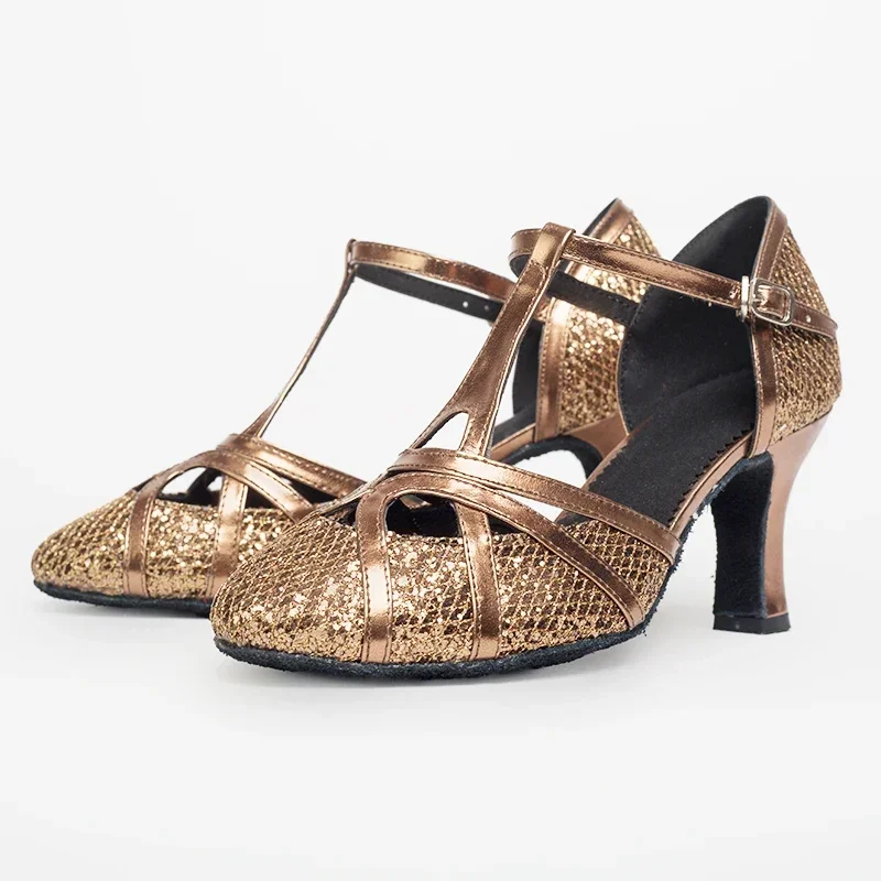 CLYFAN chaussures de danse de salon femmes paillettes chaussures de danse modernes Salsa salle de bal Tango chaussures latines
