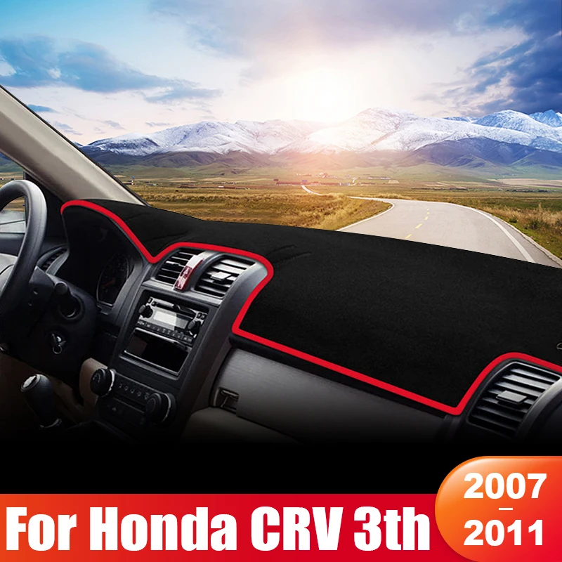 

For Honda CRV CR-V III MK3 2007 2008 2009 2010 2011 Car Dashboard Sun Shade Cover Pad Instrument Desk Non-slip Mat Accessories