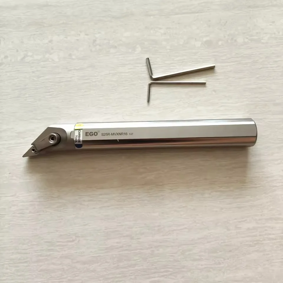 Original EGO Stahl Anti-Vibrations-Stange VNMG16 Einsatzhalter S25R-MVXNR16 S25R-MVQNR16 Schneidwerkzeughalter ohne Klinge Drehmaschinenfutter – Detail 2