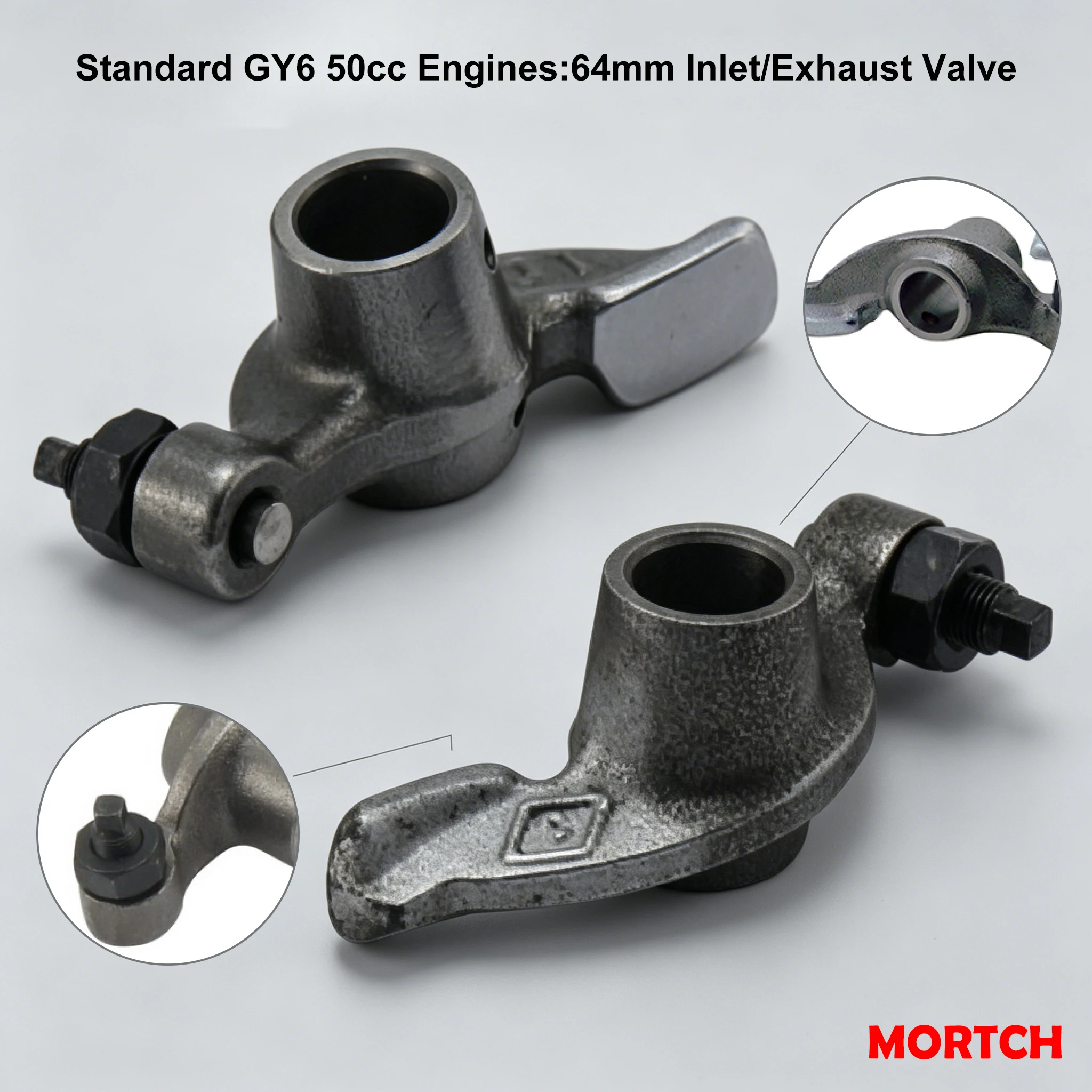 GY6 50cc Valve Rocker Arm 69mm 50-4017 Fit GY6 50cc Chinese Scooter Moped 139QMB Engine