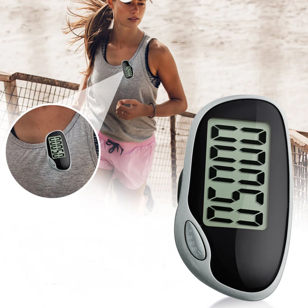 

Running Walking Step Counter 3D Digital Accurate with LCD Display Clip for Men Women Kids