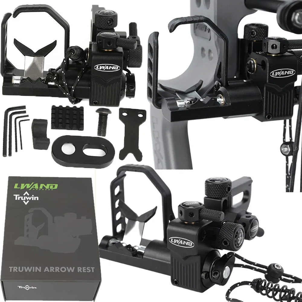 

Compound Bow Drop Away Arrow Rest Micro Adjustable Horizontal Vertical Adjustable High Speed 2 Style Y-Fork Bow Shooting Hunting