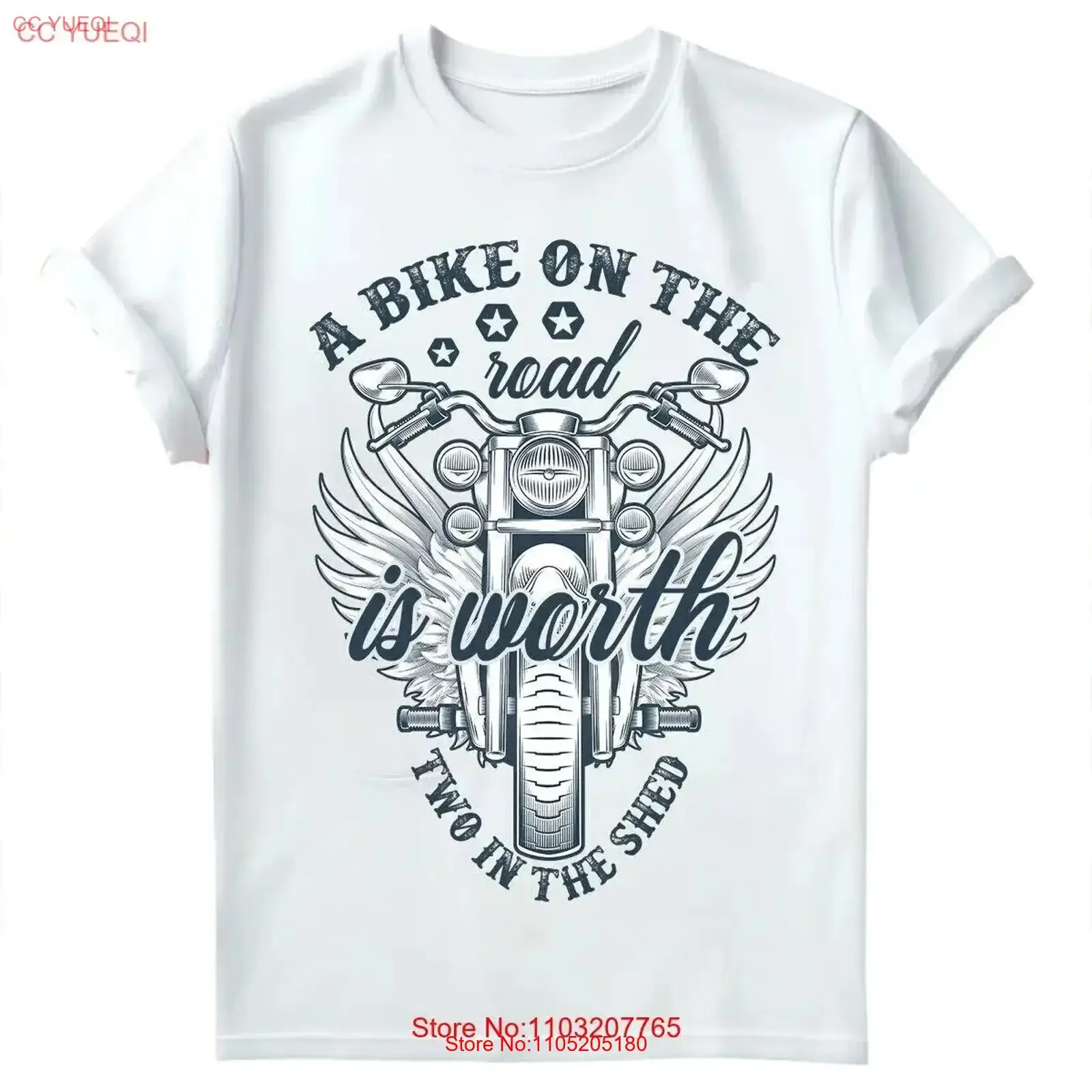 

Motorbike Motorcycle Racer Vintage Biker Mens Father's Day T shirt FD vintage Washed Top For Everyday Wear Casual Stretched