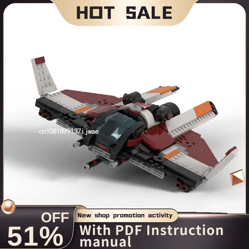 

New 528Pcs Famous Space Battle Movie Moc M3 Heavy Interceptor Model Custom Puzzles Diy Creative Ideas Kids Toys Birthday Gifts