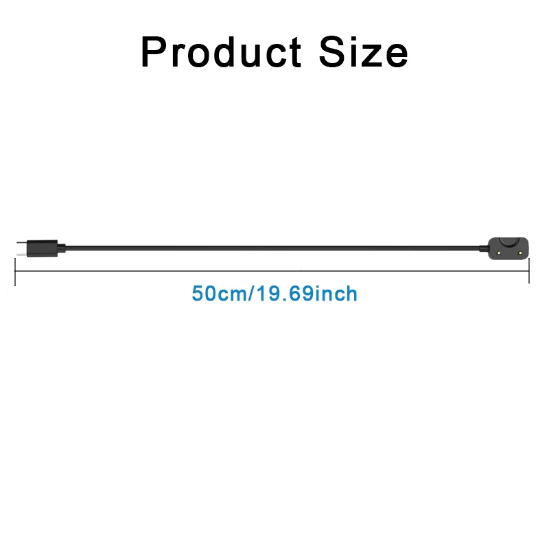 Charging Cable with USB/Type C for Samsung Galaxy Fit 3(SM-R390)Smartwatch,Including a Dock Adapter,Measuring 100CM/39.37 Inches image 2
