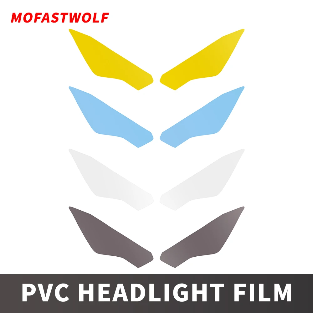 Motorcycle Headlight Protection Film Anti-Scratch Transparent Sticker for Ninja 400 2018-2020 Models Fit NINJA400