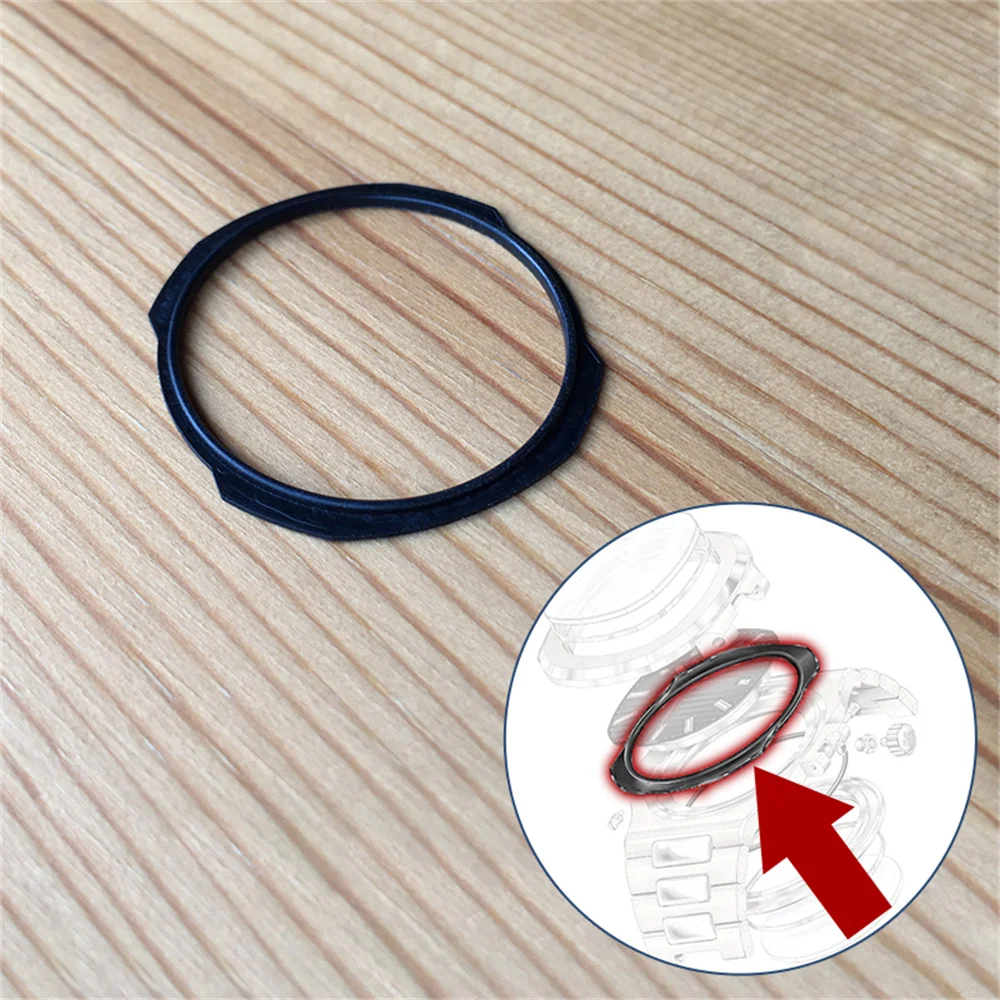 watch bezel rubber waterproof ring gasket seal washers for Patek Philippe Nautilus 7118 watch