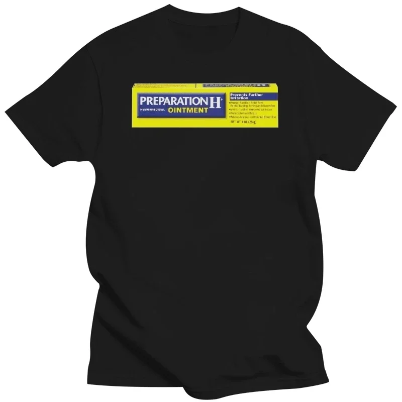 PREPARATION H HEMORRHOID OINTMENT MEDICATION TUBE WHITE T-SHIRT