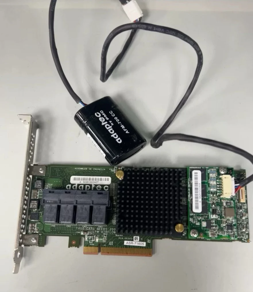 

Original disassembled original ASR-71605 1G cache 16 server accessories
