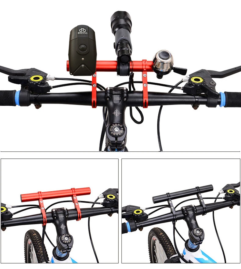 10/20/30 cm Fahrrad Lenker Erweiterte Halterung MTB Scheinwerfer Montieren Verlängert Bar Straße Mountainbike Lenker Extender rack Teile – Detail 3