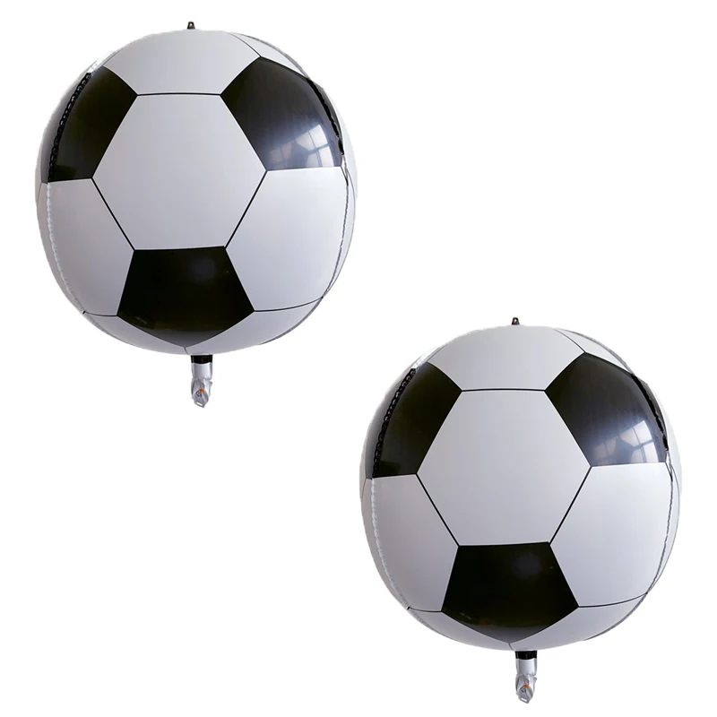 22 Inch 4D Soccer Ball Balloons Decorations for Party Big Balloons Sports Themed Birthday Party Supplies Baby Shower For Boys