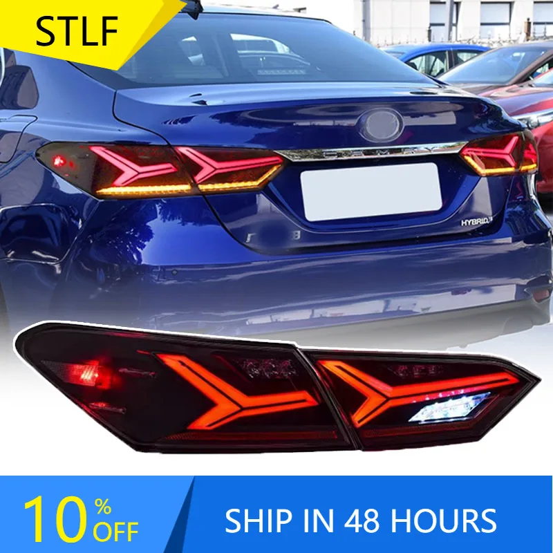 

STLF2018-2022 for Toyotas for Camry LED Tail Lights Rear Dynamic Signal Reverse Lamp Brake DRL 12V New Automotive Accessories