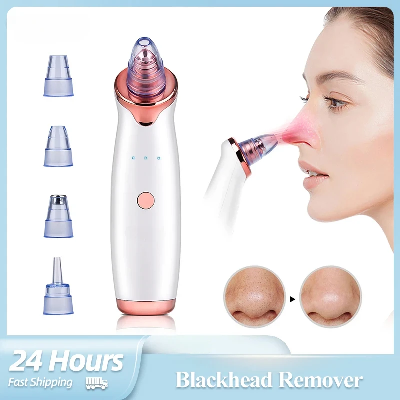 1 Stuk Elektrische Mee-Eter Verwijderaar Vacuüm Gezicht Acne Reiniger Puistje Porie Reinigingsapparaat Black Nose Point Beauty Huidverzorgingstool