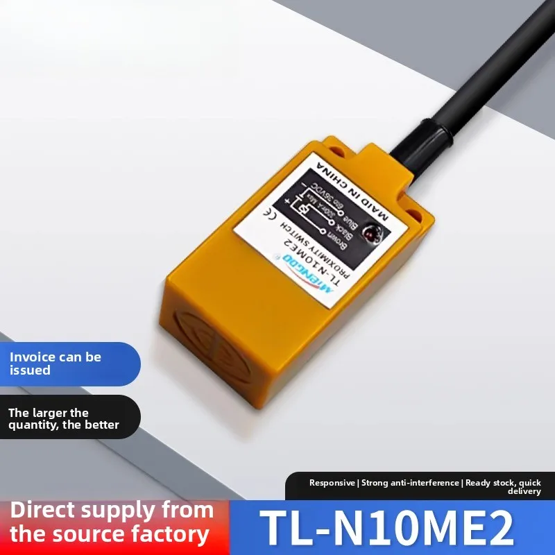 

TL-N10ME1 Square Proximity Switch NPN NO 10-30V Metal Sensor for Cement Brick Machine