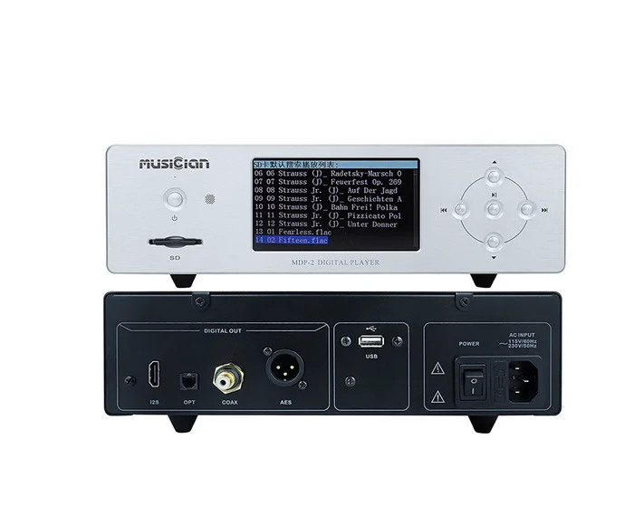 

Musician MDP-2 Digital Player SD Card U Disk USB Audio Player 4.3 Inch LCD Screen Player MP3/WAV/FLACAPE/DSD Balanced Output 10W