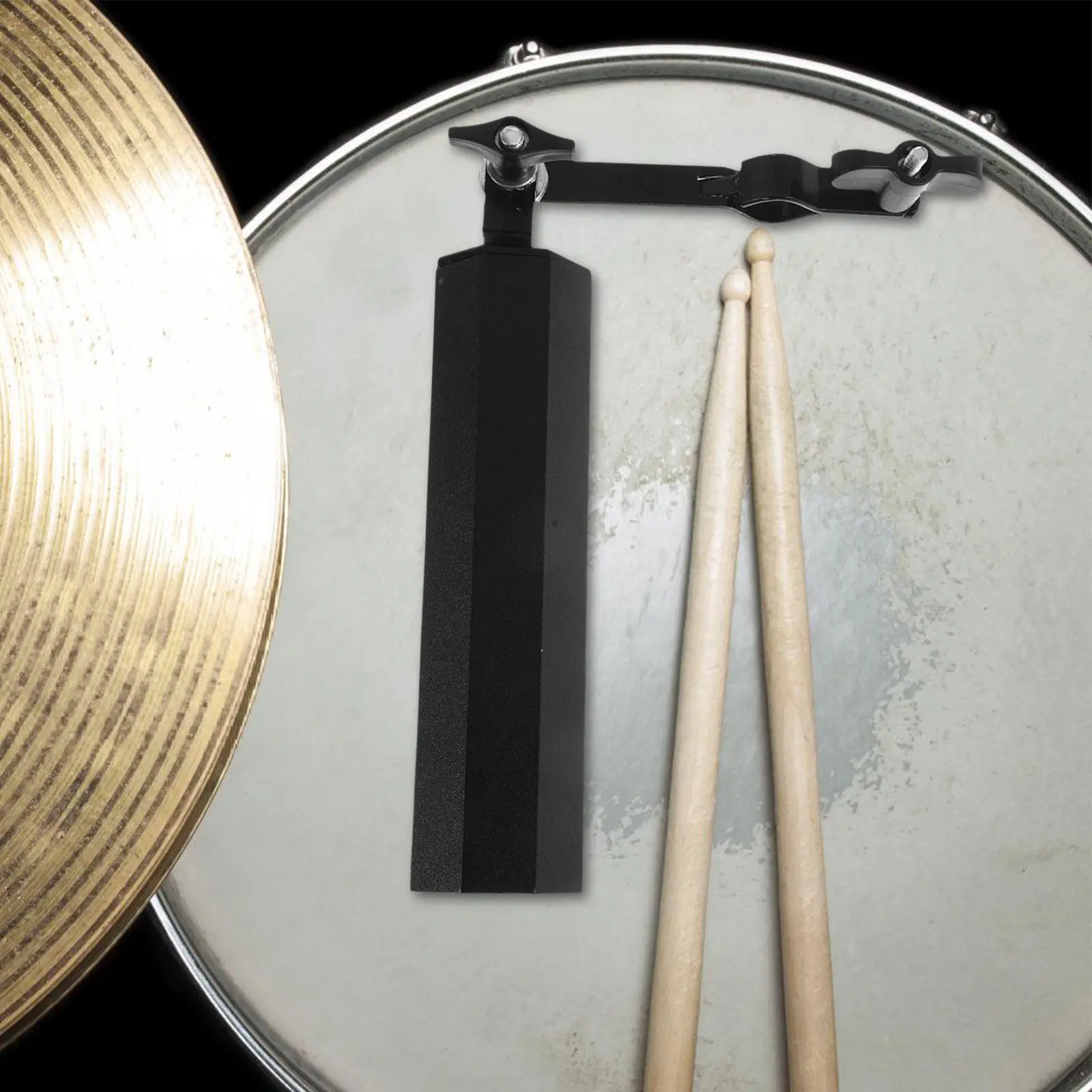 

1Set Drum Stick Holder Octagonal Metal Drumstick Container Clamp Stable Portable Percussion Accessories Bag for Concert Practice