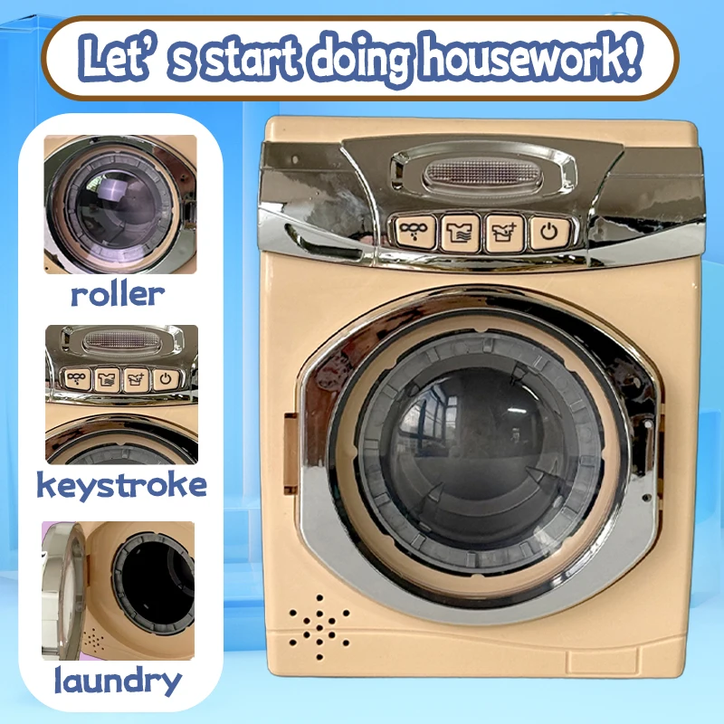 Juego de lavadora para niños,  - Baby Clothing Washing Machine reseña y precio