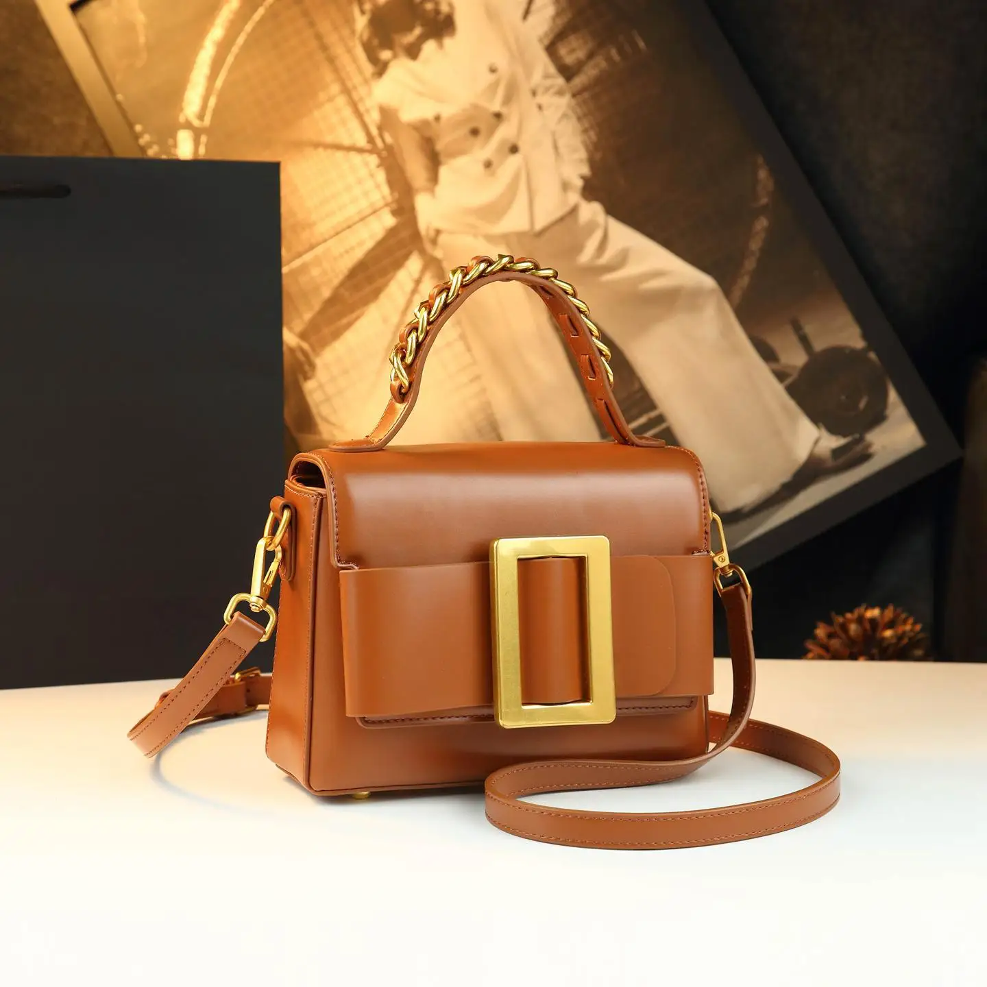 

Trendy Design Letter Logo Women's Shoulder Bag Tote Bags Luxury Brand Large Capacity Minimalist Diaper Bags For Everyday