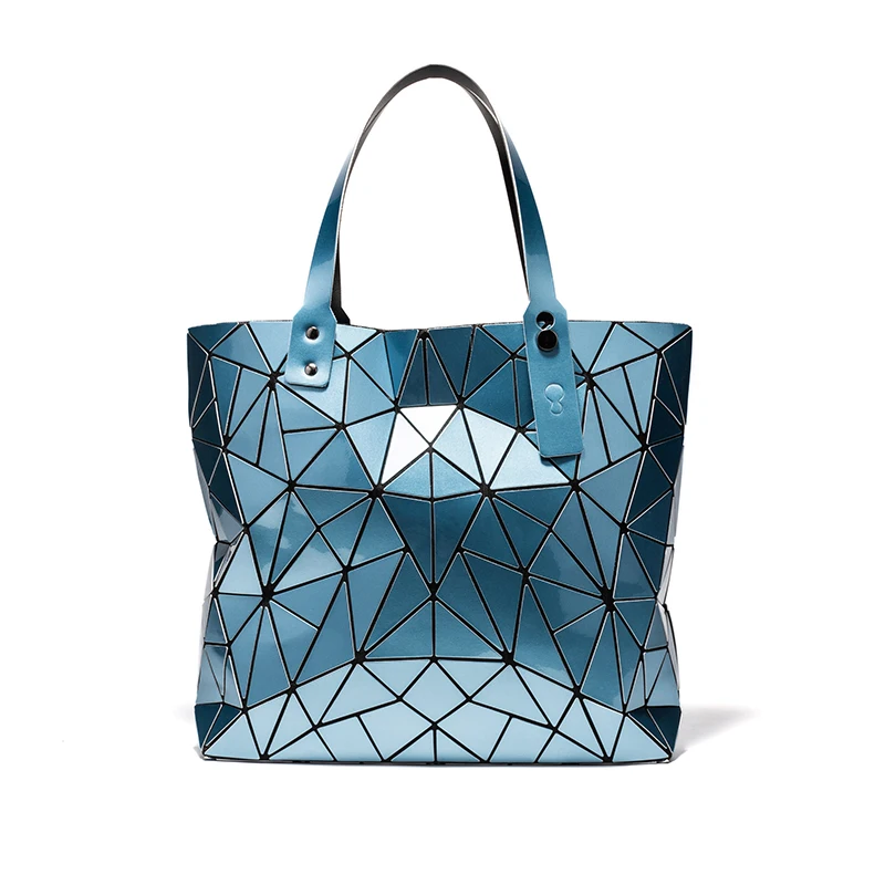 new luxury handbags women bags designer Beach Large tote Hologram Shoulder Bag sac a main Geometric bag bolsa feminina Silver