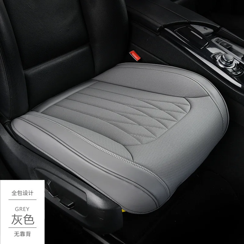 Four Season Universal Car Seat Cover PU Leather Seat Cushion Protector Breathable Car Seat Pad Mat Non Slip Interior Accessories