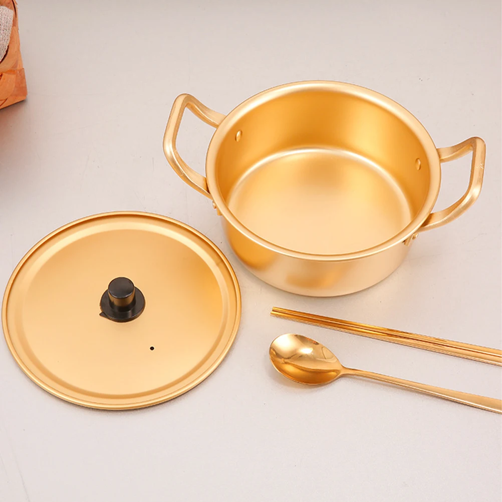 

Camping Pot for Soup Korean Ramen Noodle Noodles Instant Cooker Bowl Cooking Pudding Stove