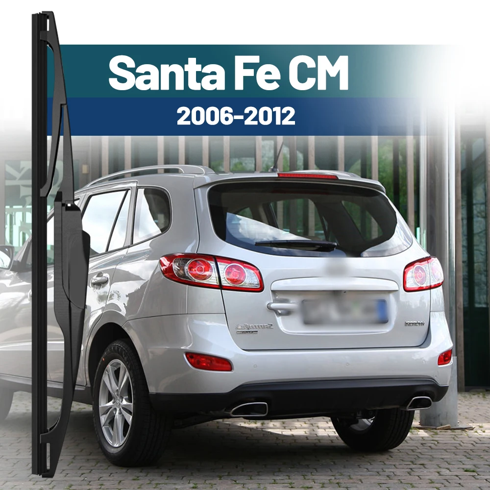 ヒュンダイ サンタフェ 2006--2012 14インチ 車用フロントガラス リアワイパーブレード ウィンドシールド ウィンドスクリーン クリーン テールゲートウィンドウ