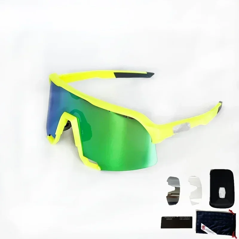 S2 S3 Road Cycling Goggle Outdoor Sport Sunglasses for Bicycles Mountain Bikes Motorcycles Windproof Goggles Windproof Equipment