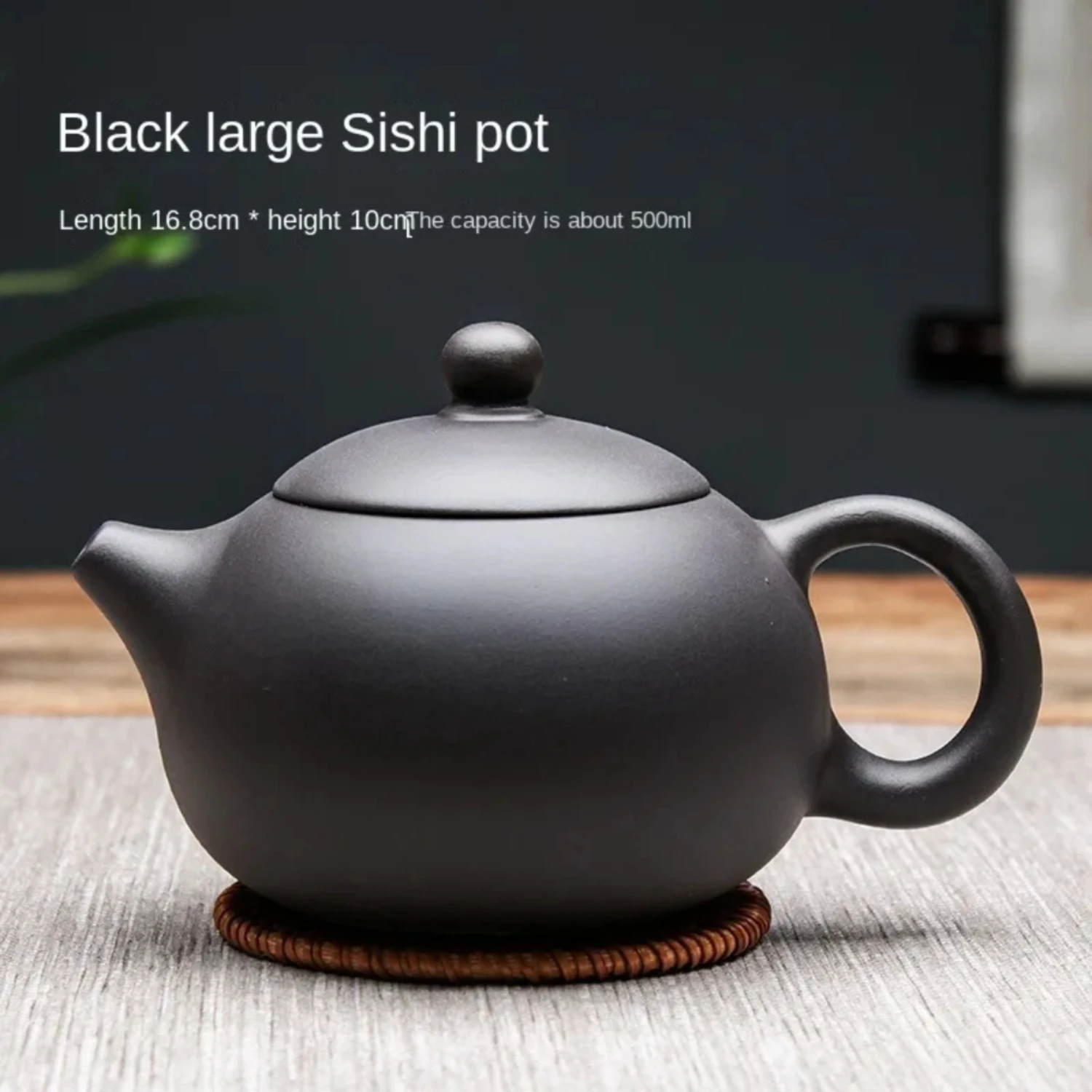 Yixing 500ML Capacity Yixing Machining Clay Teapot Xishi Tea Pot Chinese Tradition Teaware Oolong Pu're Tea Set Filter Kettle