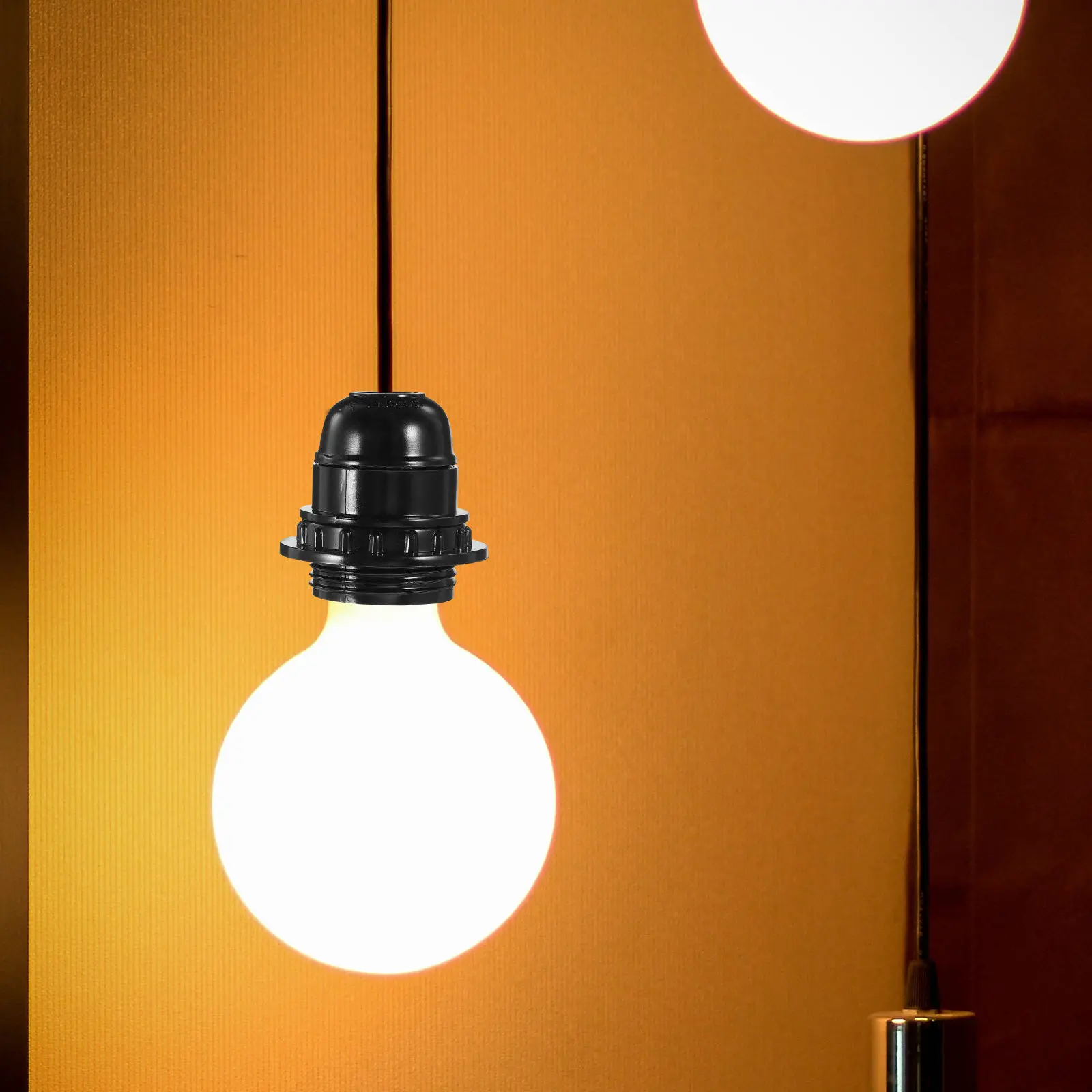 

4Pcs E27 Bakelite Lamp Socket Replacement Retro Industrial Light Holder DIY Pendant Wall Ceiling Lamp Parts Fixture